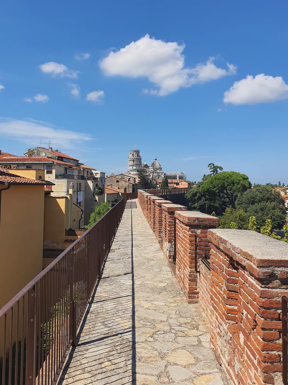 Medieval city walls Pisa