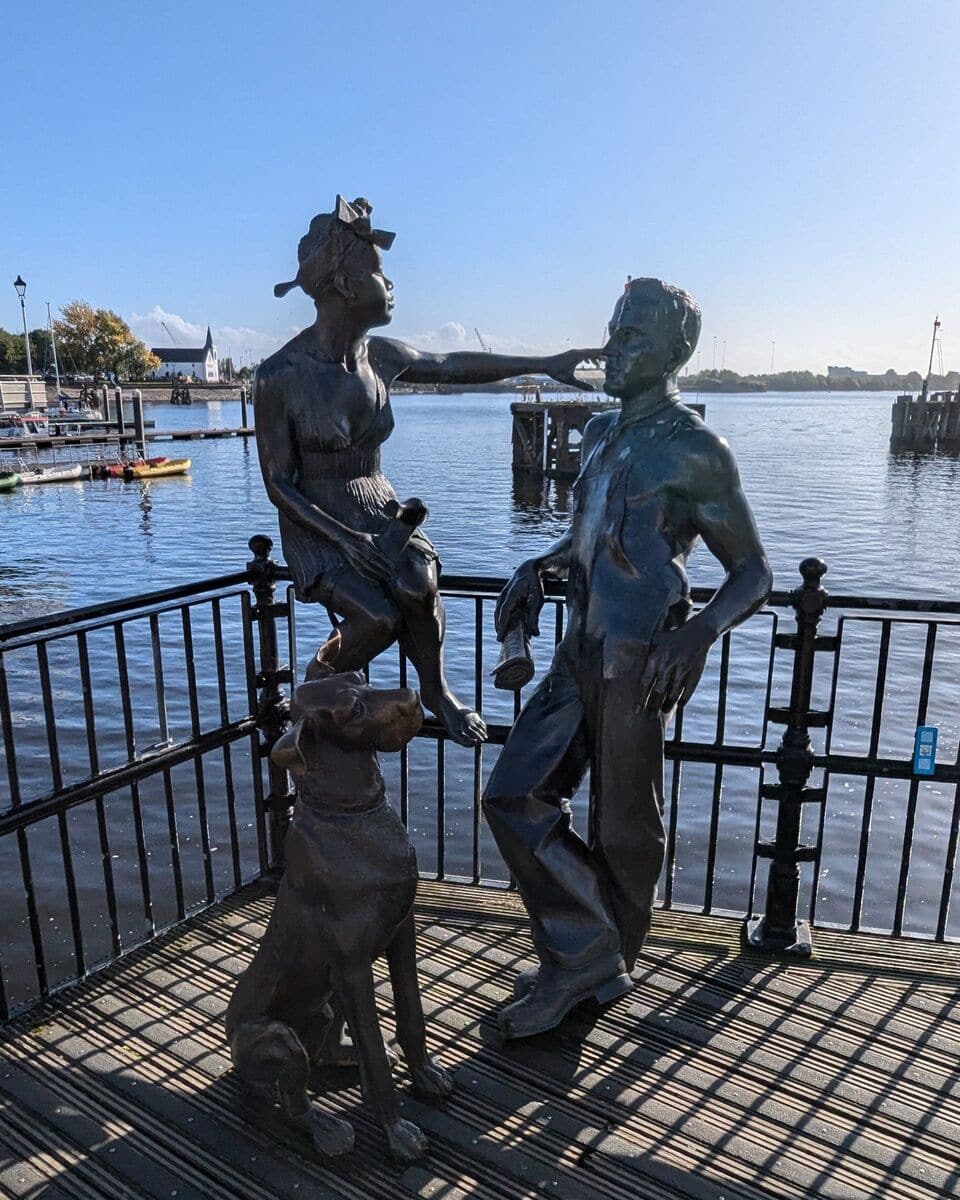 People Like Us Statue, Cardiff Bay