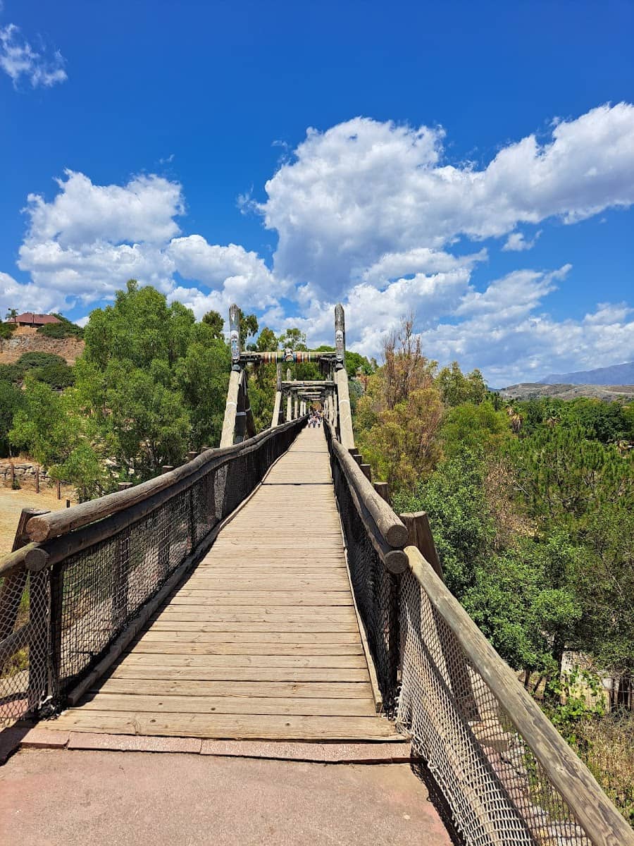 Bridge in Selwo Park, Marbella