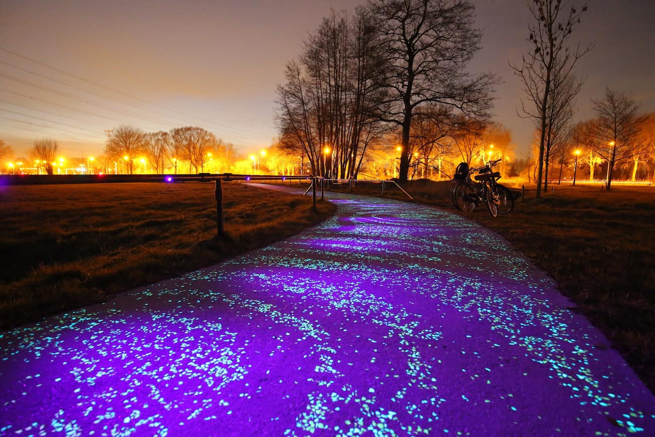 Eindhoven’s Starry Night Bike Path