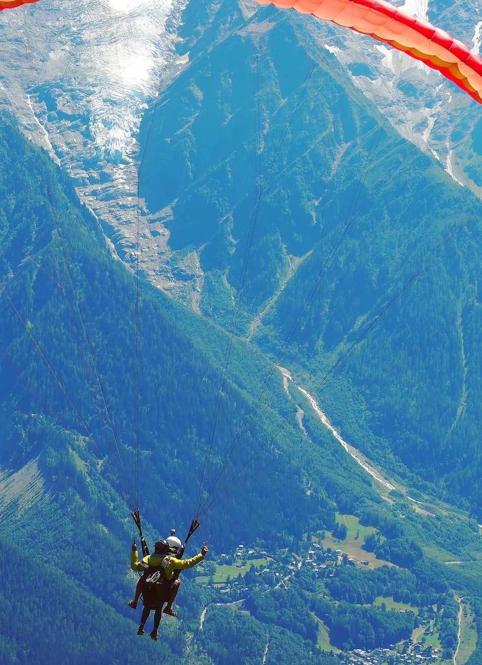 Paragliding in Chamonix