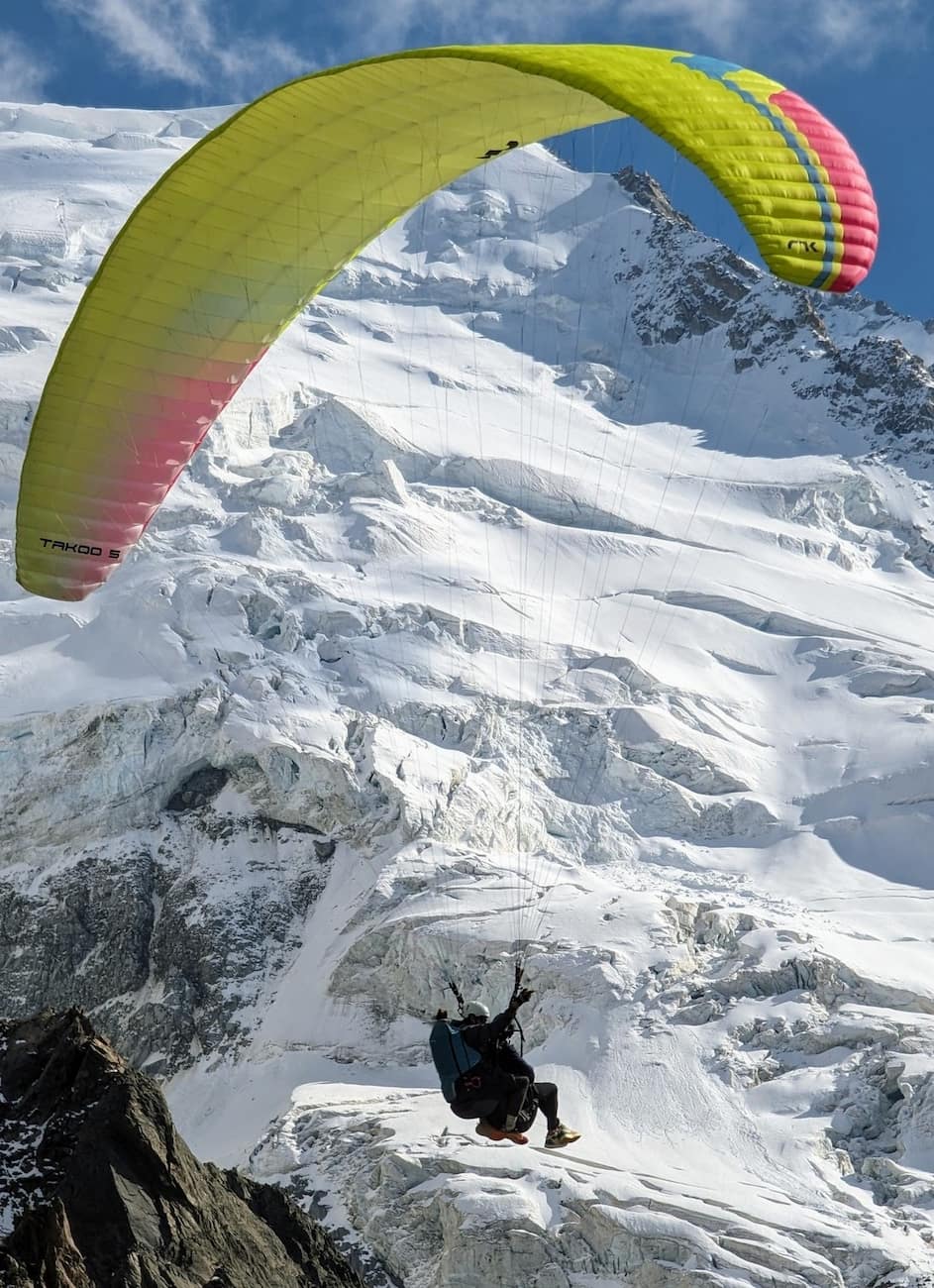 Paragliding in Chamonix
