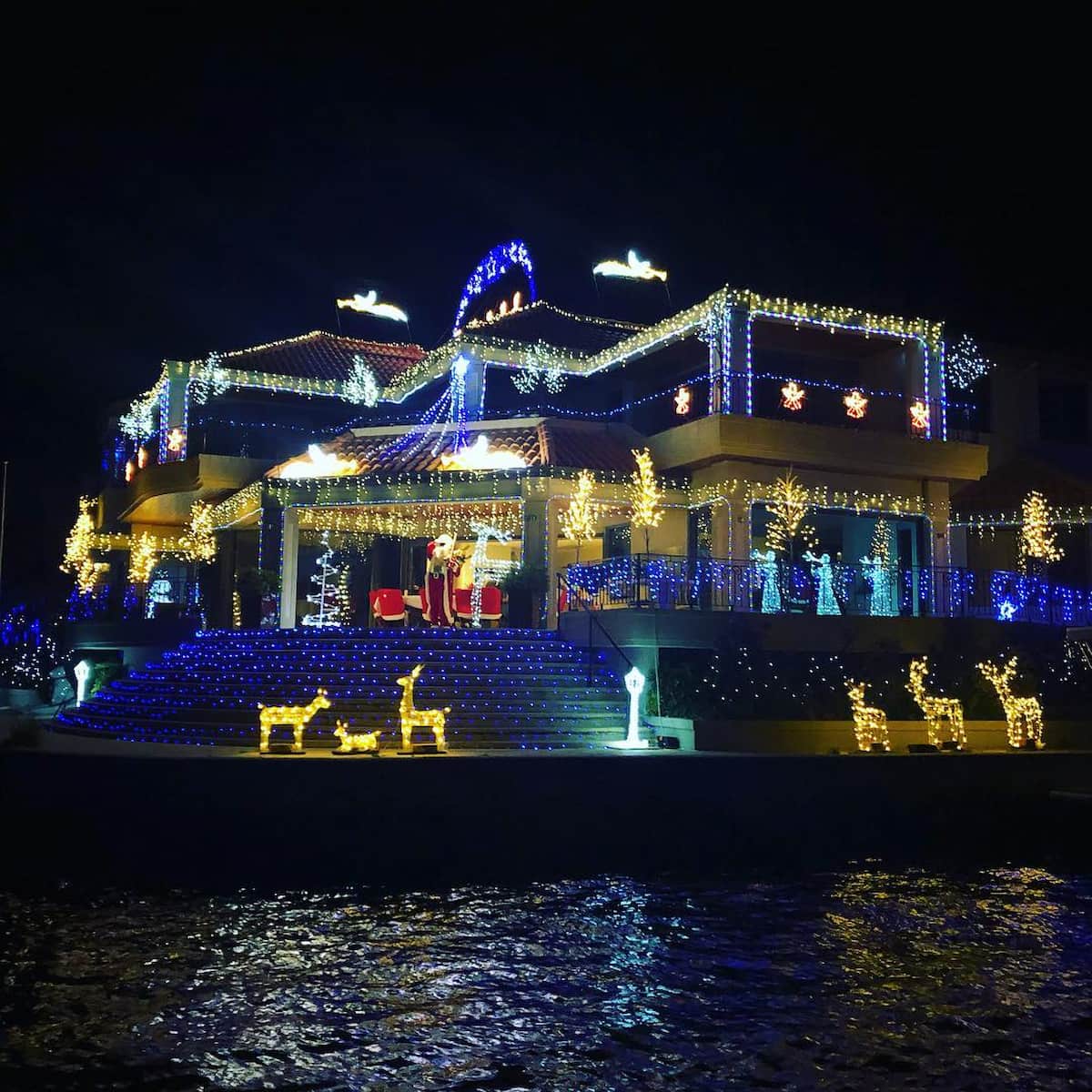 Christmas Lights at Mandurah Canals, Perth Christmas Lights at Mandurah Canals, Perth