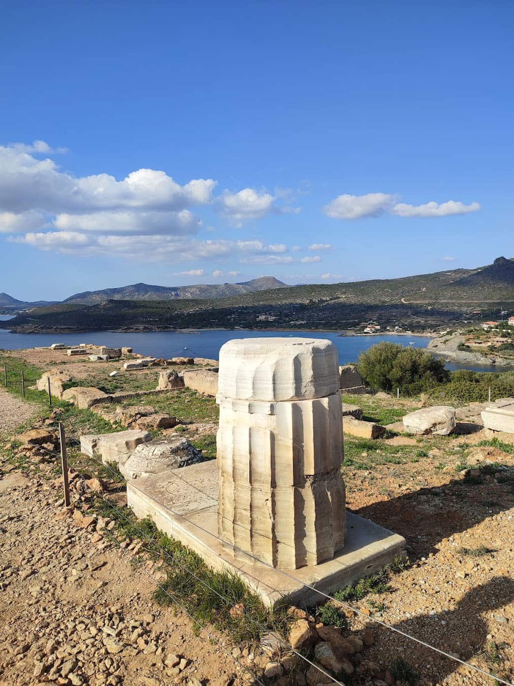 Temple of Poseidon Part Of Column, Athens