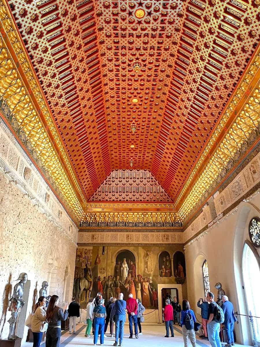 Inside of Alcázar, Segovia