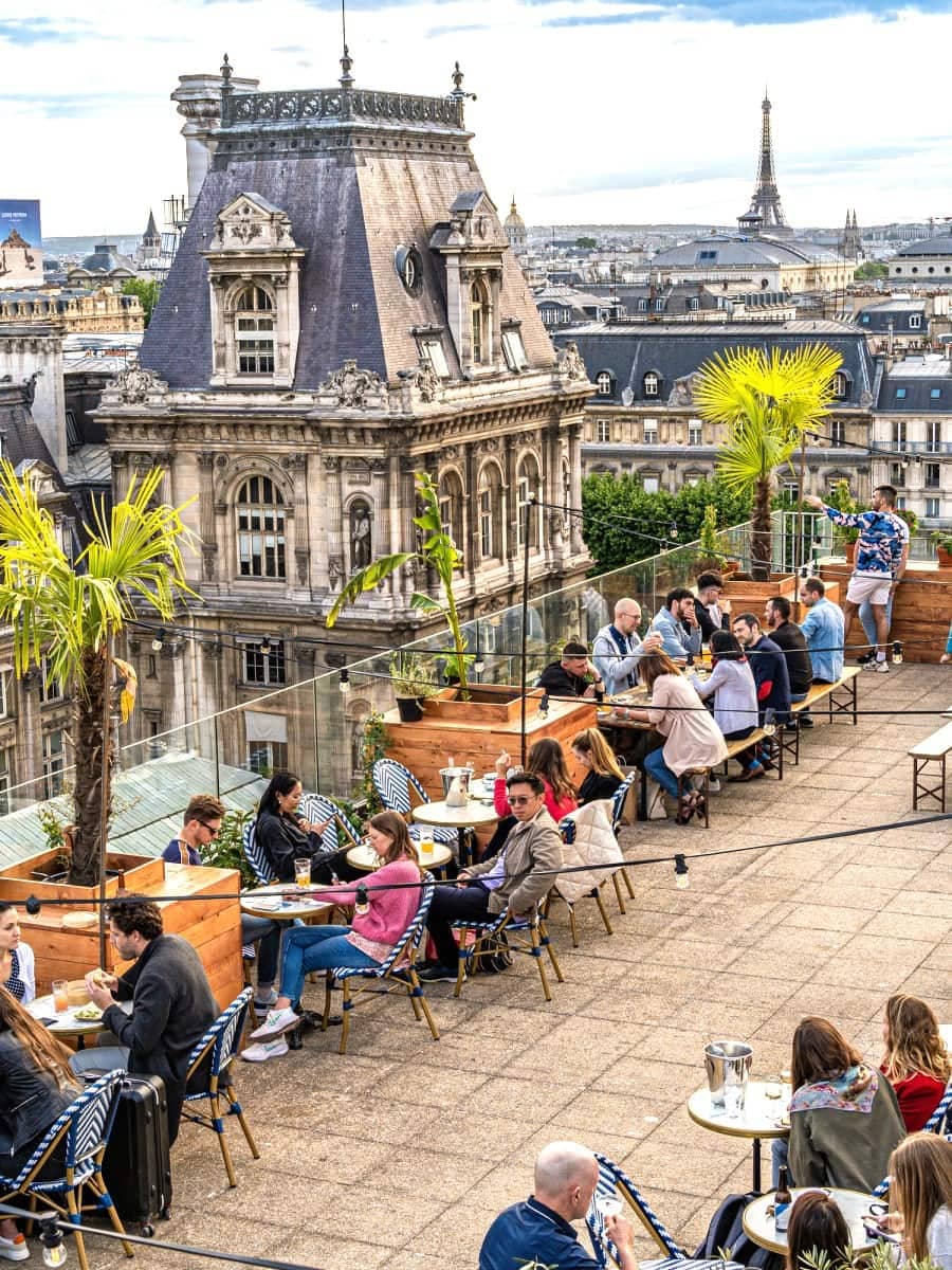 Terrace of BHV Marais, Le Marais