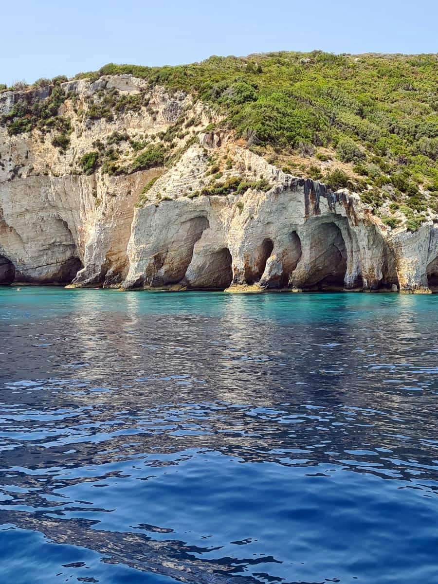 Blue Caves in Laganas