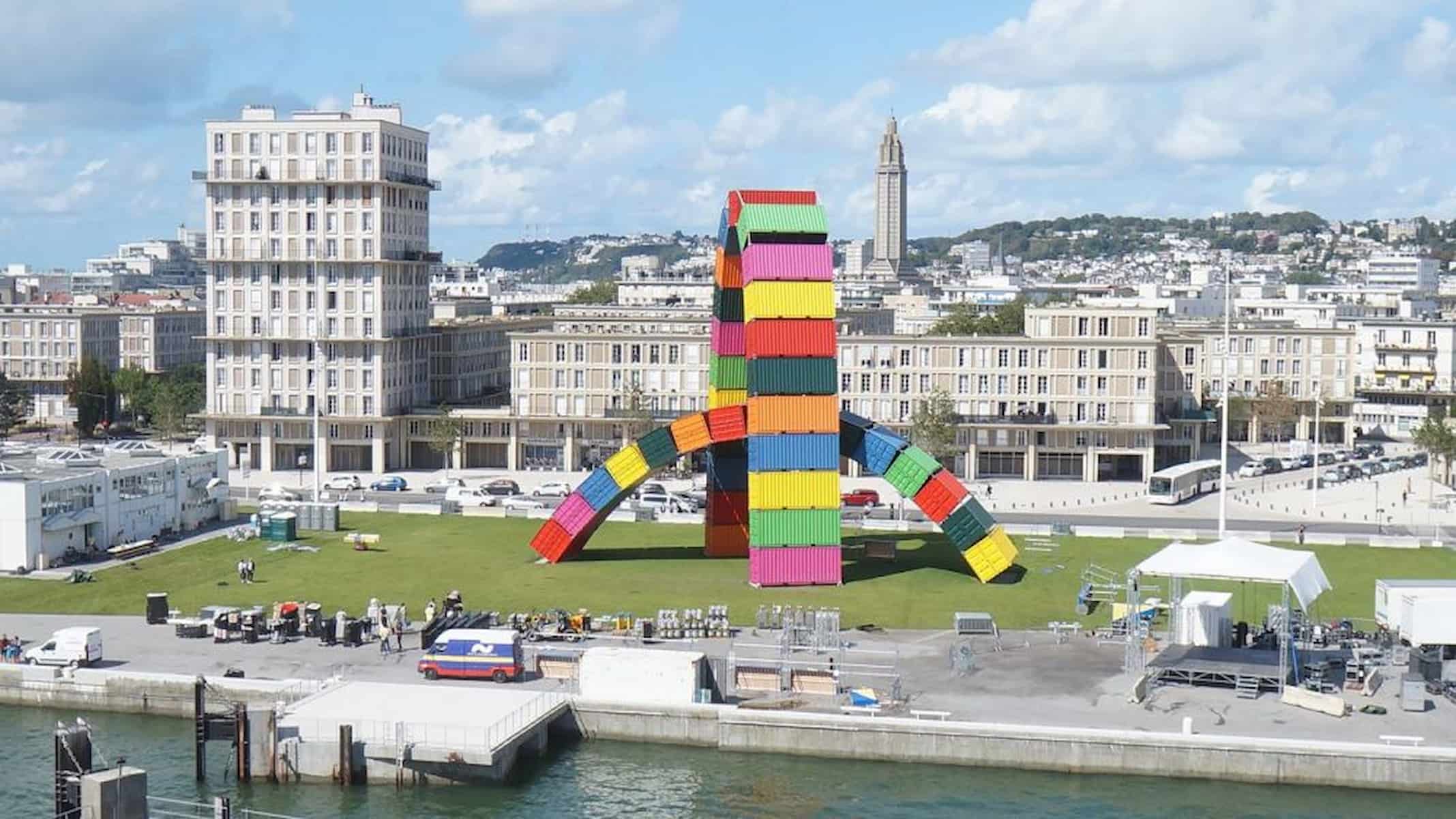 Catène de Containers, Le Havre