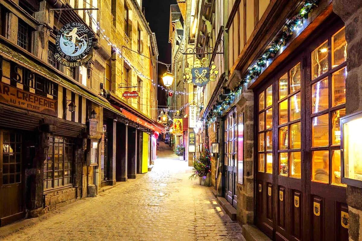 Christmas in Mont-Saint-Michel