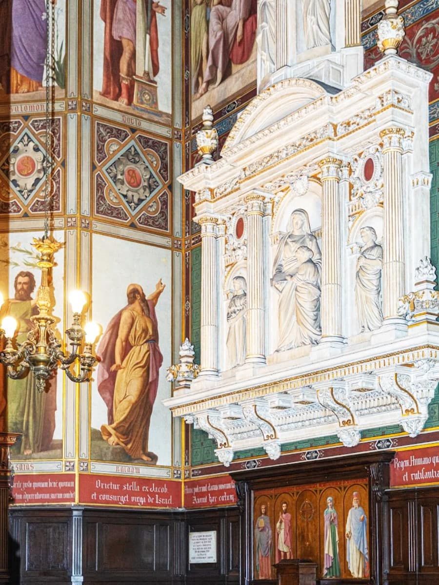 Inside of Church of Saint-Gervais, Le Marais