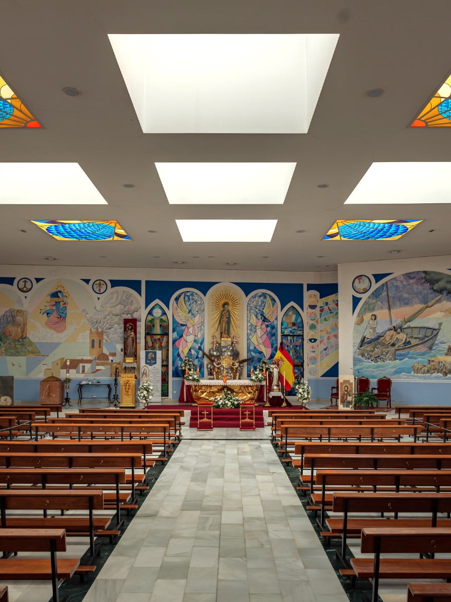 Inside of Church of Virgen de las Nieves, Calpe