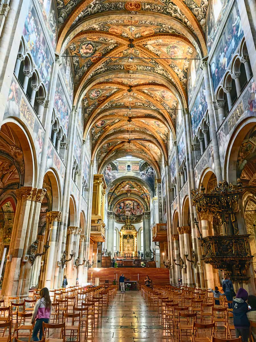 Inside of Parma Cathedral, Parma