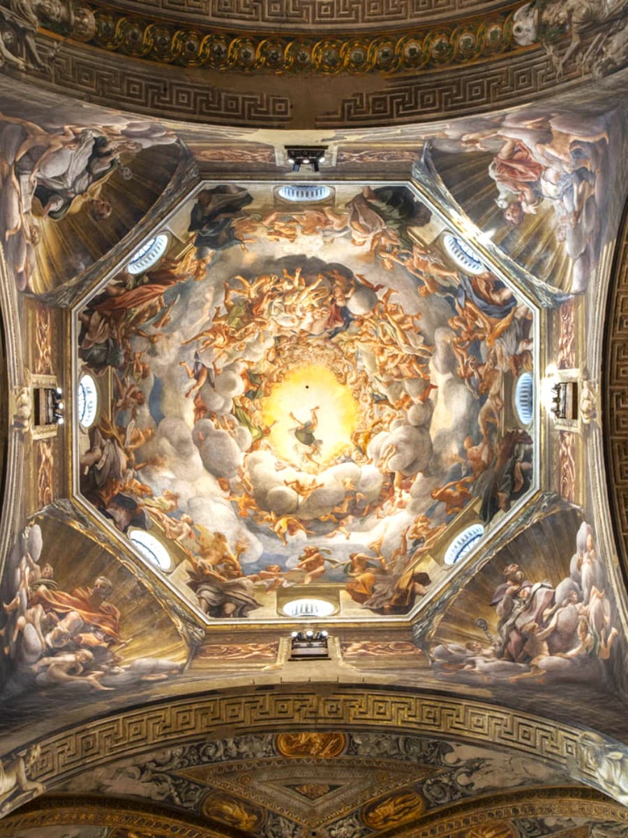 Inside of Parma Cathedral, Parma