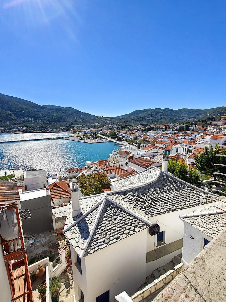Ancient Peparithos Castle, Skopelos Island