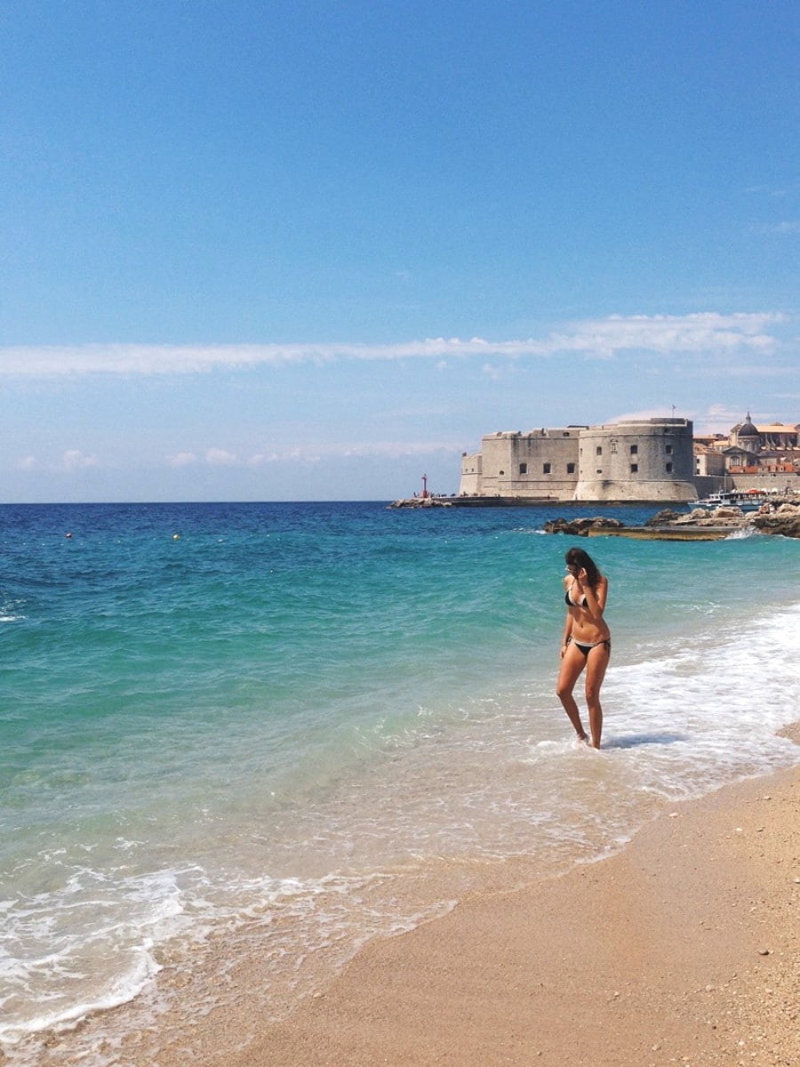 Banje Beach, Korcula, Croatia