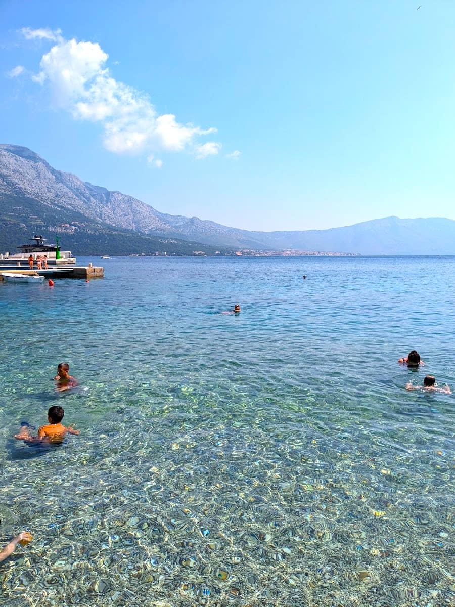 Banje Beach, Korcula, Croatia