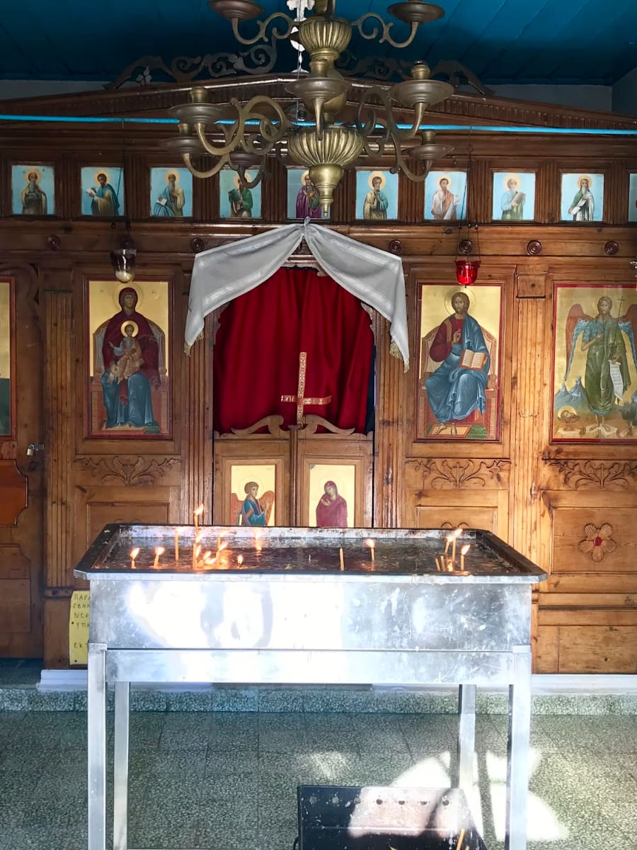 Inside of Chapel of St. John, Skopelos Island