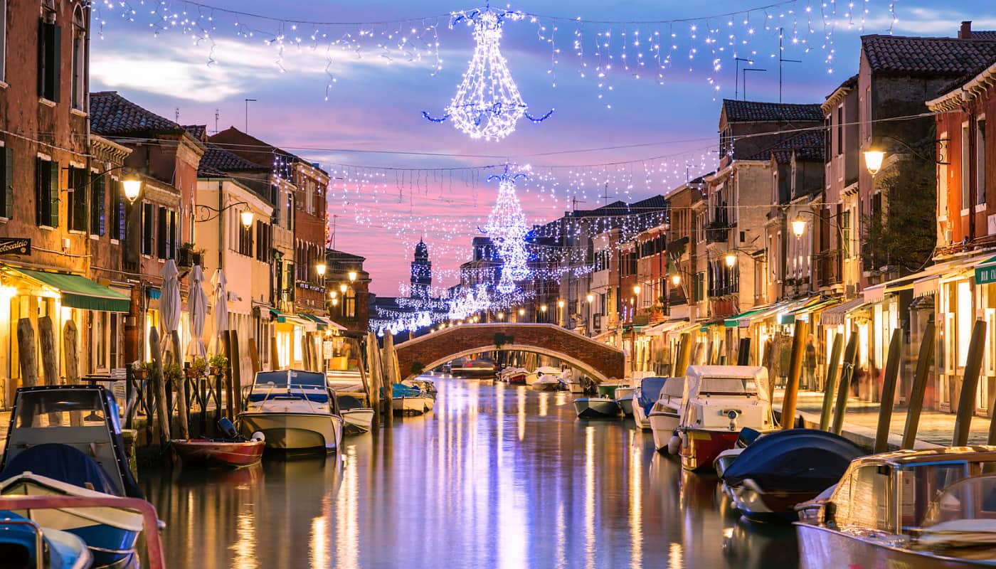 Christmas in Burano Island