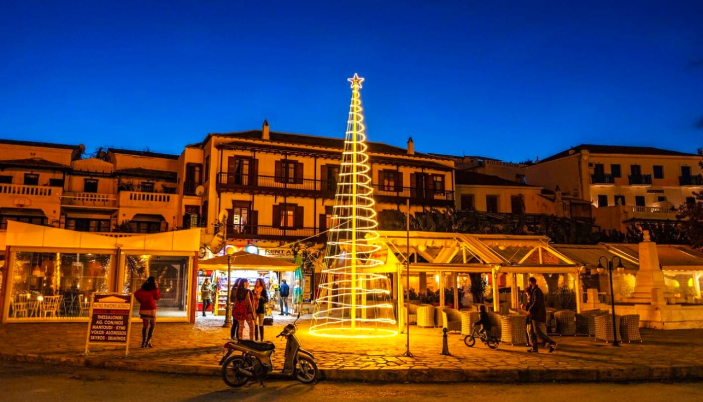 Christmas in Skopelos Island