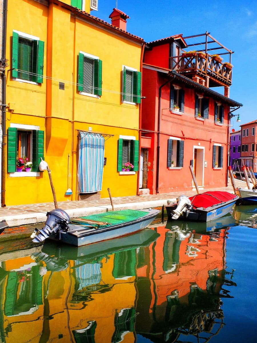 Colourful Brick Houses, Burano Island