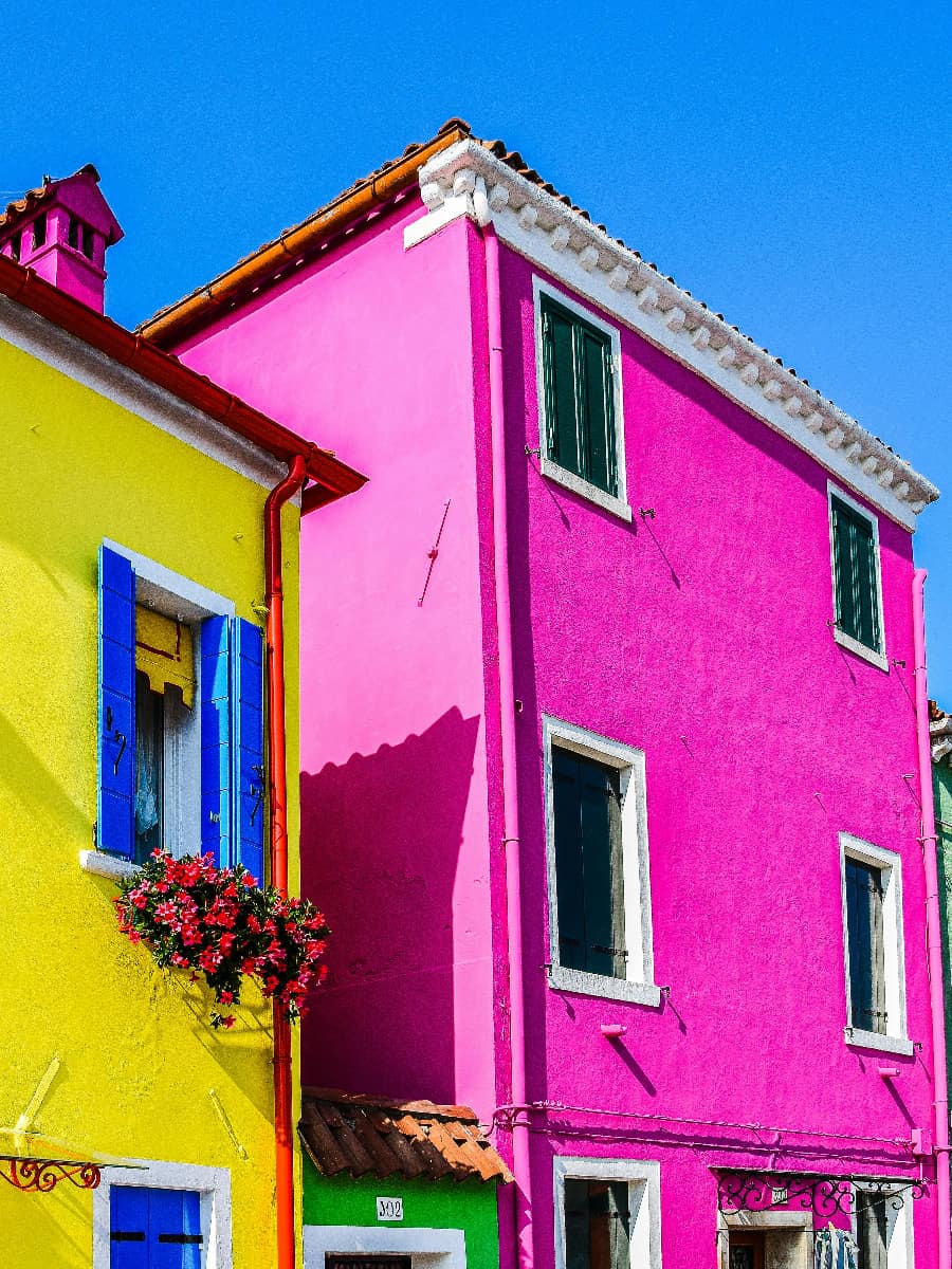 Colourful Brick Houses, Burano Island