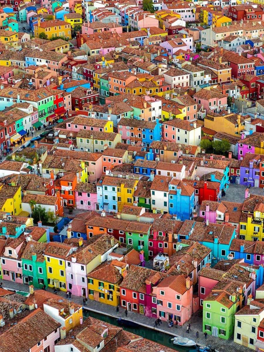 Colourful Brick Houses, Burano Island