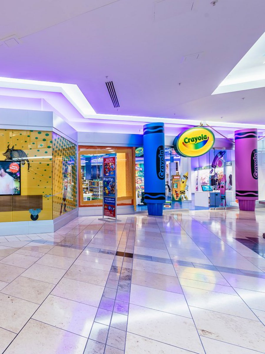 Inside of Crayola Experience Plano, Dallas