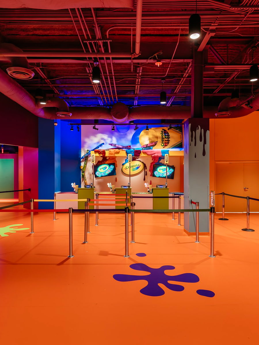 Inside of Crayola Experience Plano, Dallas
