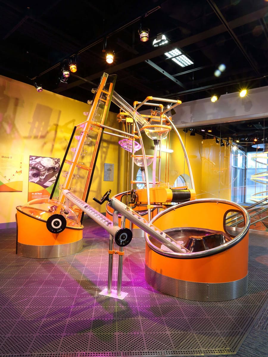 Inside of Discovery Place Science, Charlotte, NC