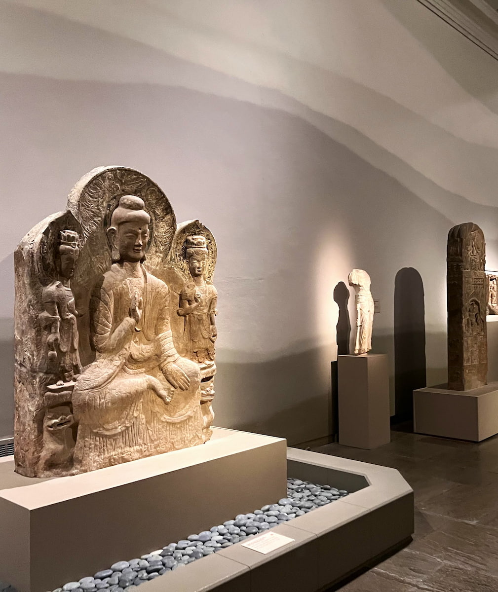 Exhibits in the Museum of Fine Arts