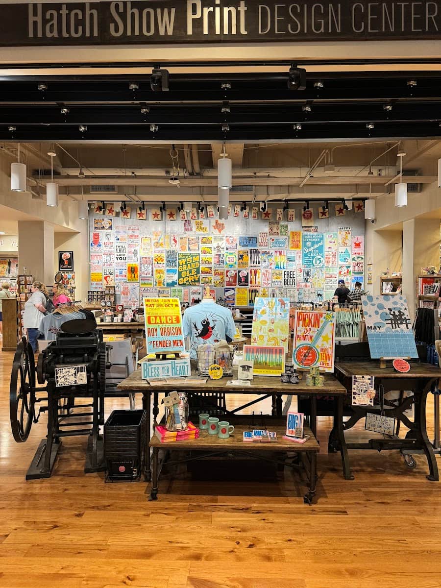 Inside of Hatch Show Print, Nashville