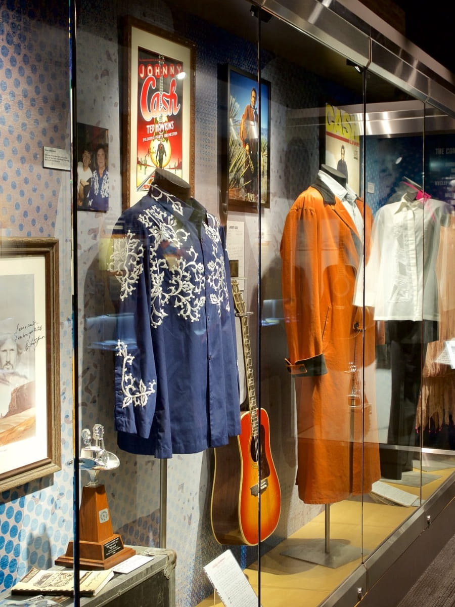 Inside of Johnny Cash Museum, Nashville
