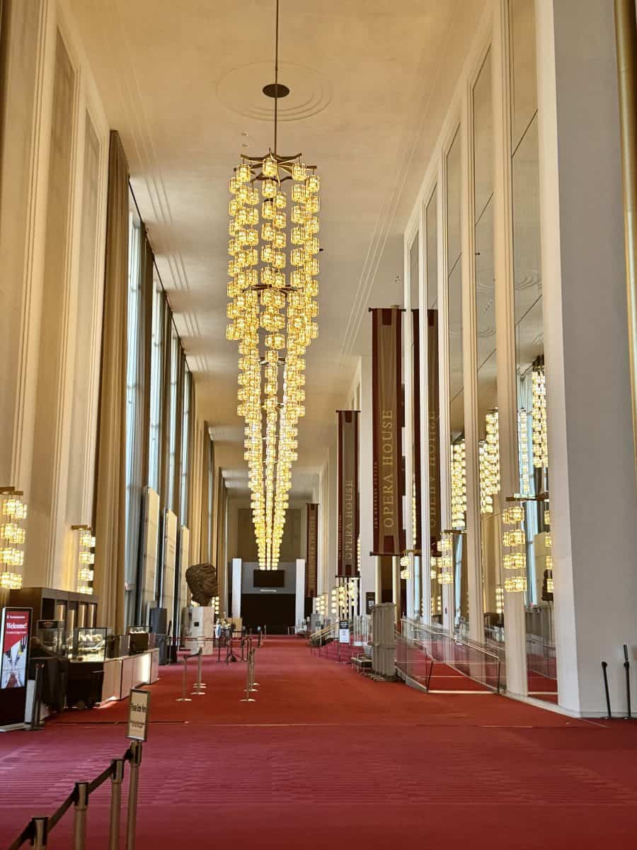 Inside of Kennedy Center, Washington DC