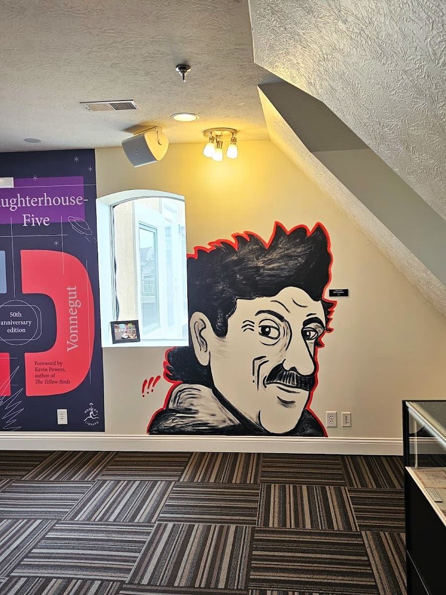 Inside of Kurt Vonnegut Library, Indianapolis