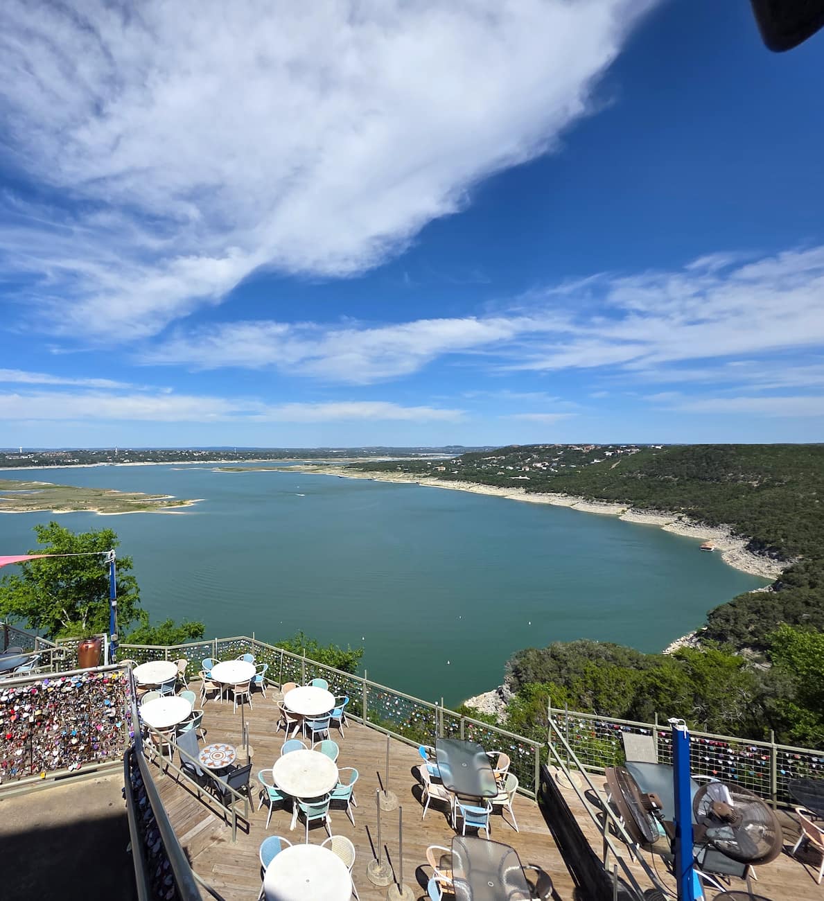 Lake Travis and Oasis Texas