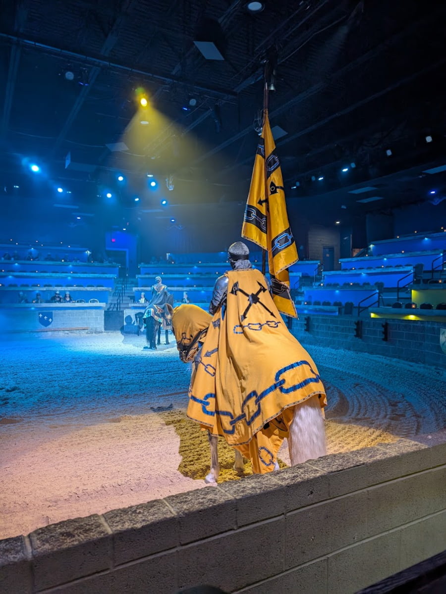 Inside of Medieval Times , Myrtle Beach, SC