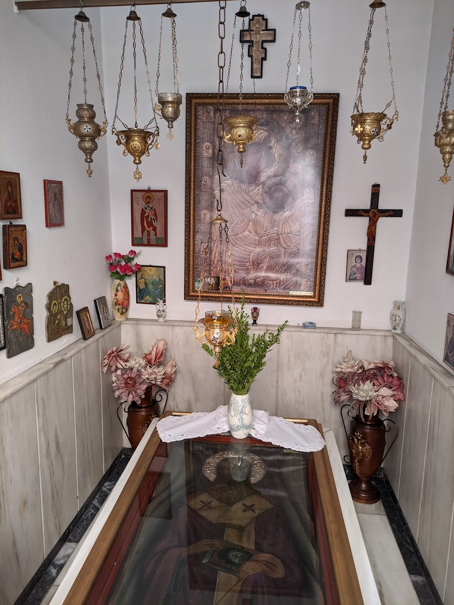 Inside of Monastery of St. Riginou, Skopelos Island
