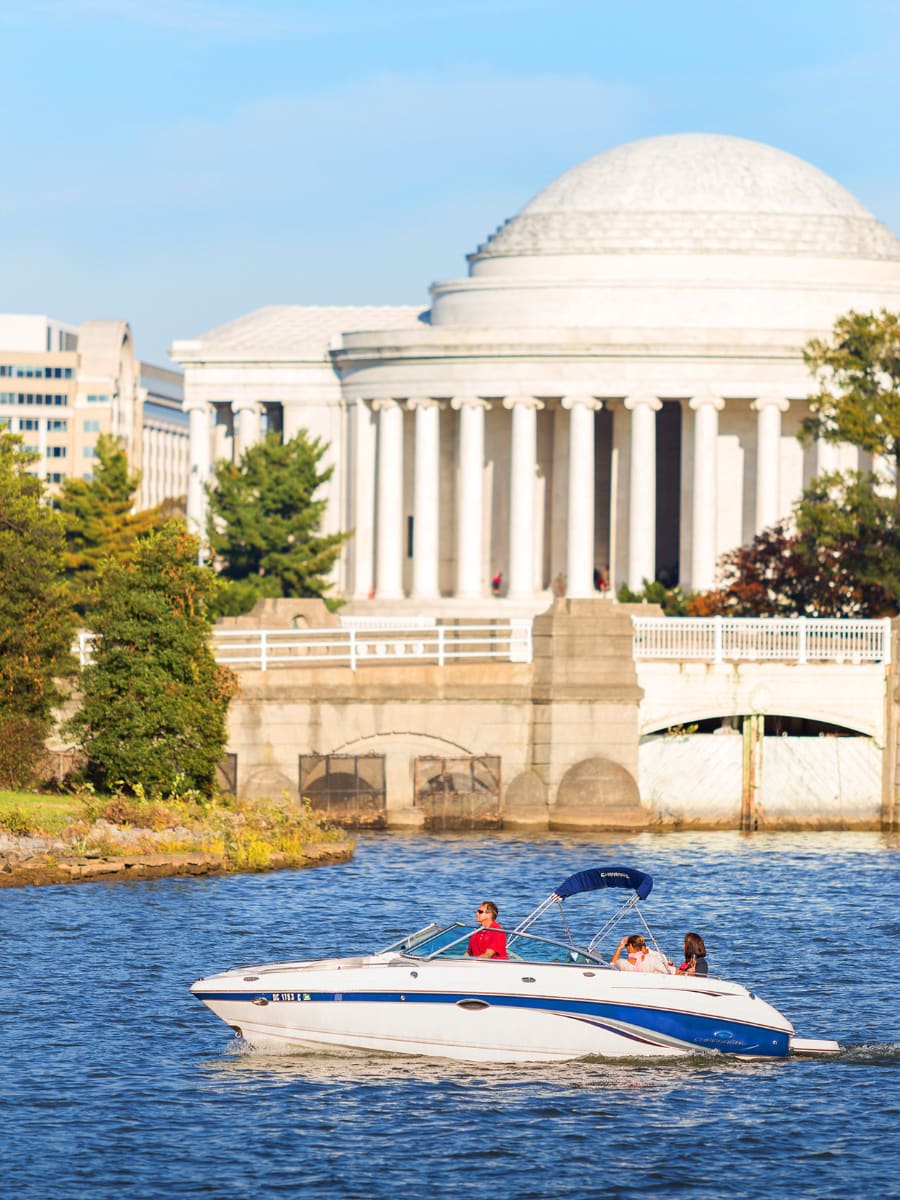 Paddle boats on the Tidal Basin, Washington DC