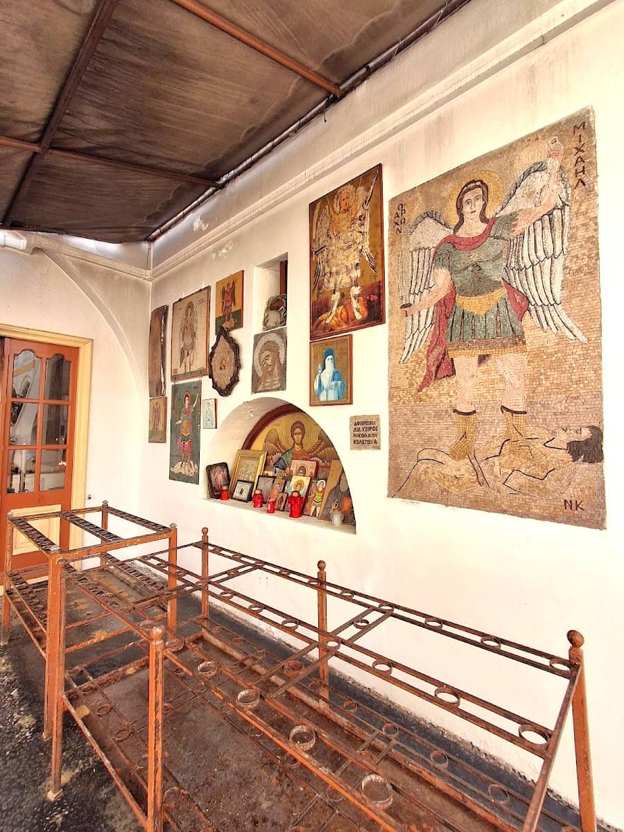 Inside of Panormitis Monastery, Symi Island
