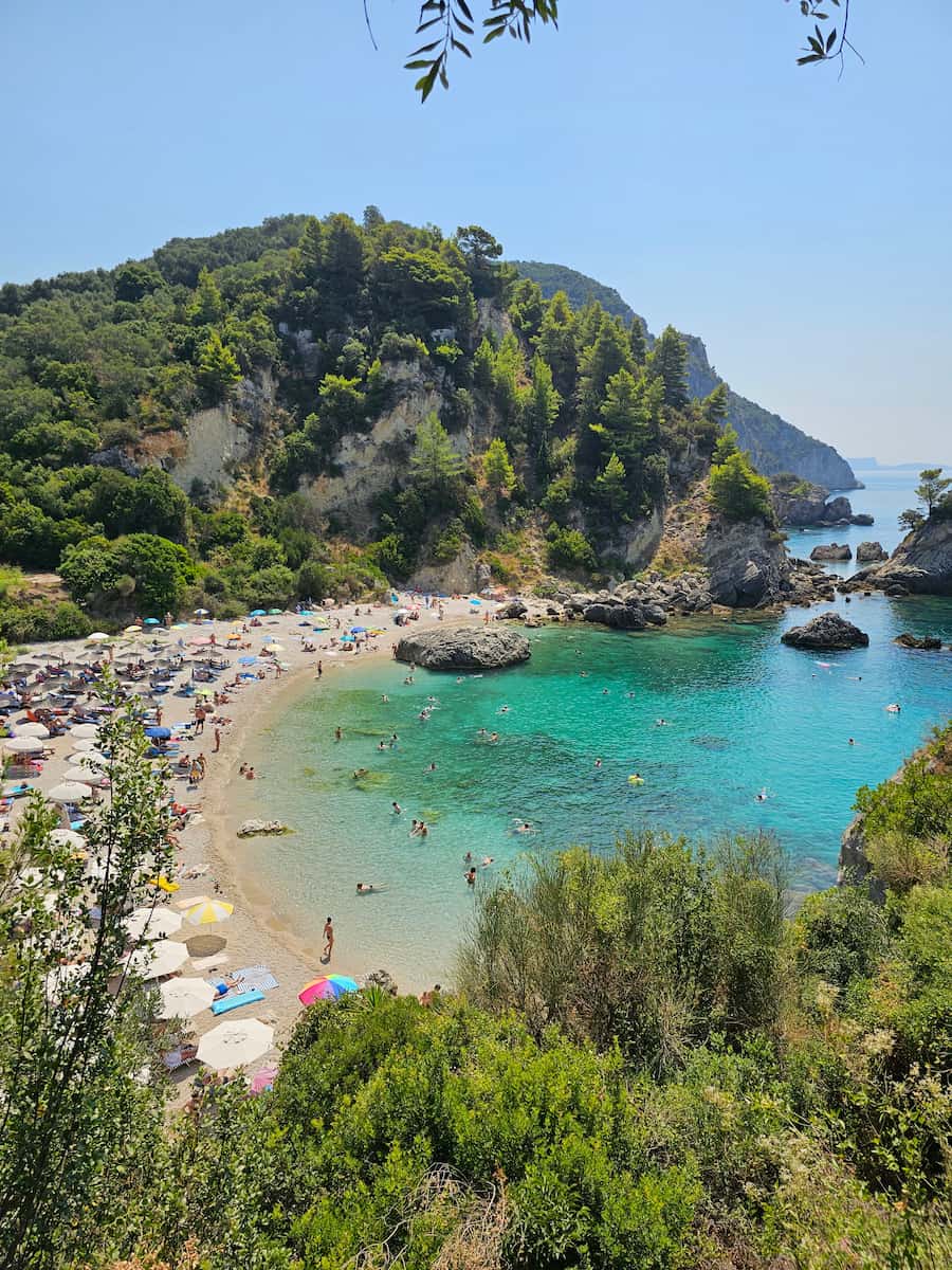 Piso Kryoneri Beach, Parga