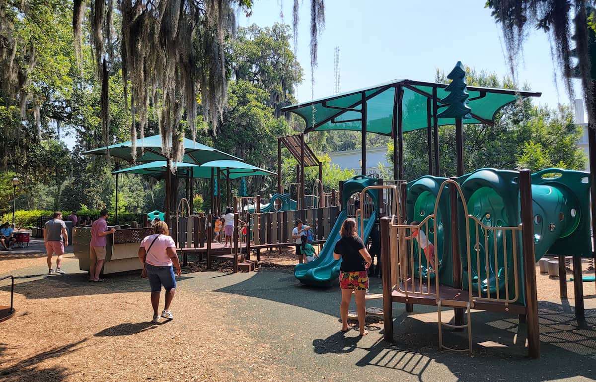 Playground at Forsyth Park Savannah