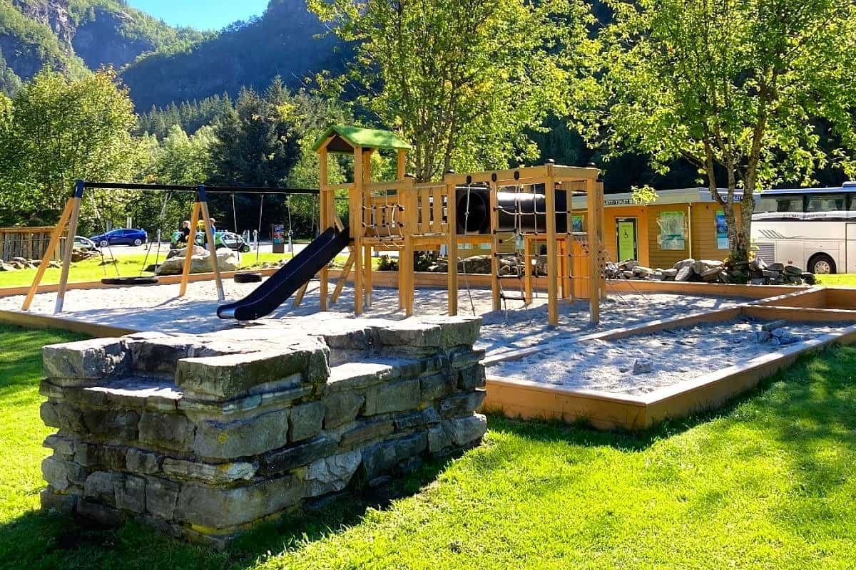 Playground of Waterfall Trail, Geiranger