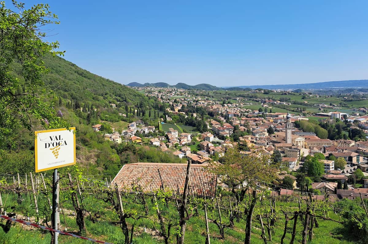 Prosecco hills around Valdobbiadene, Treviso