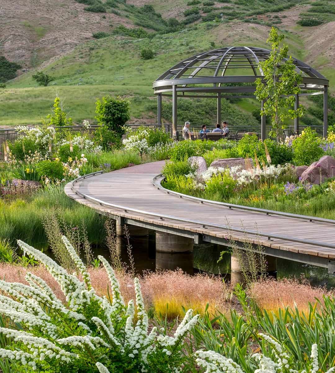 Spring blooms in Red Butte Garden Salt Lake City