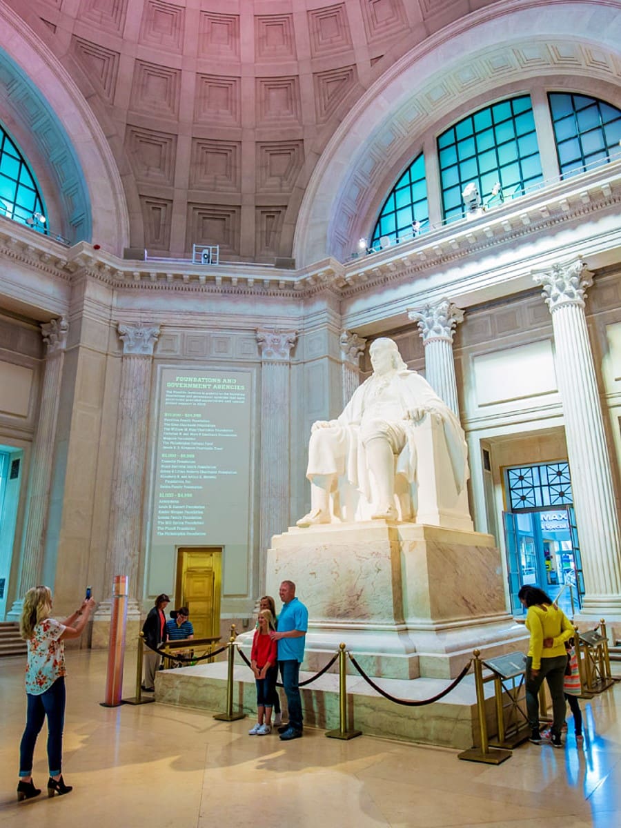 Inside of The Franklin Institute Science Museum, Philadelphia