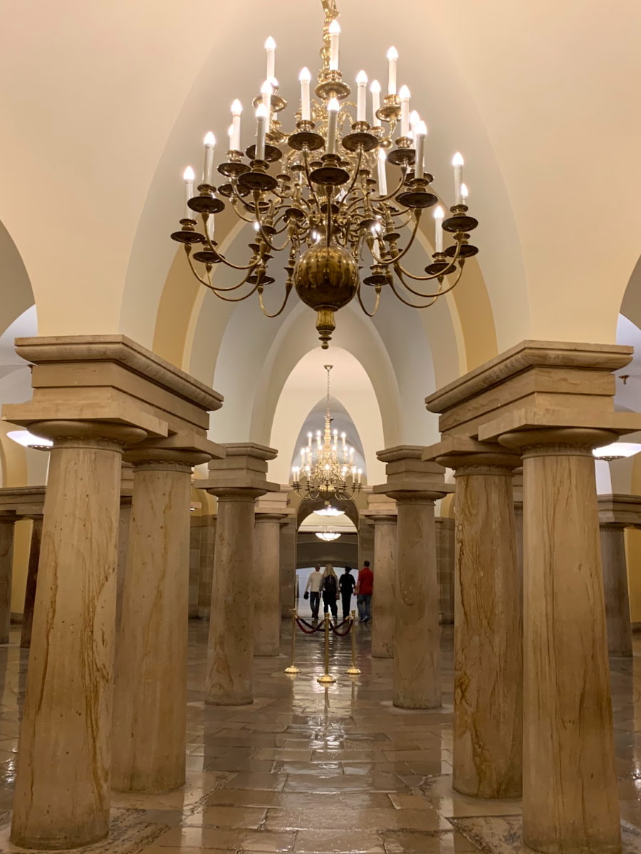 Inside of US Capitol Building, Washington DC