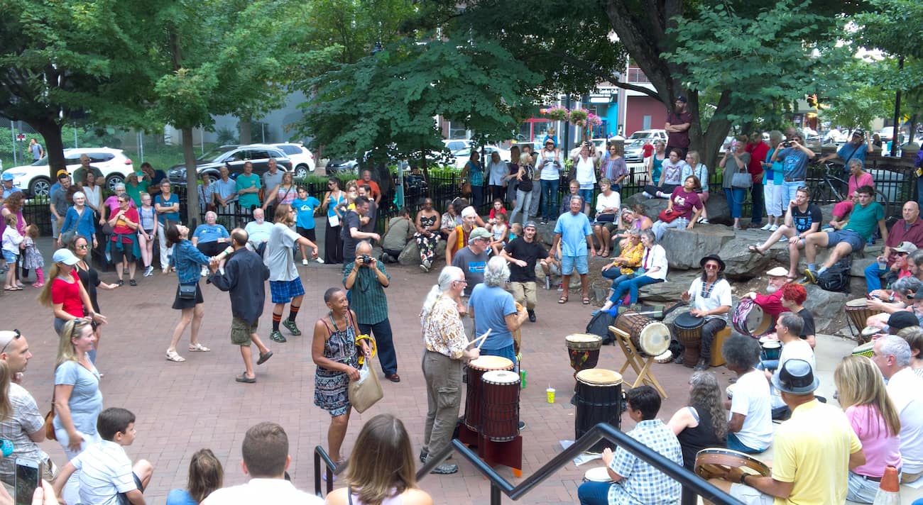 Asheville's Drum Circle