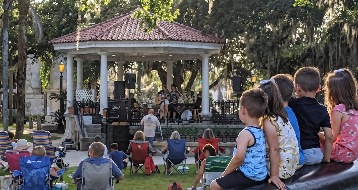 Attend Concerts in the Plaza, St Augustine