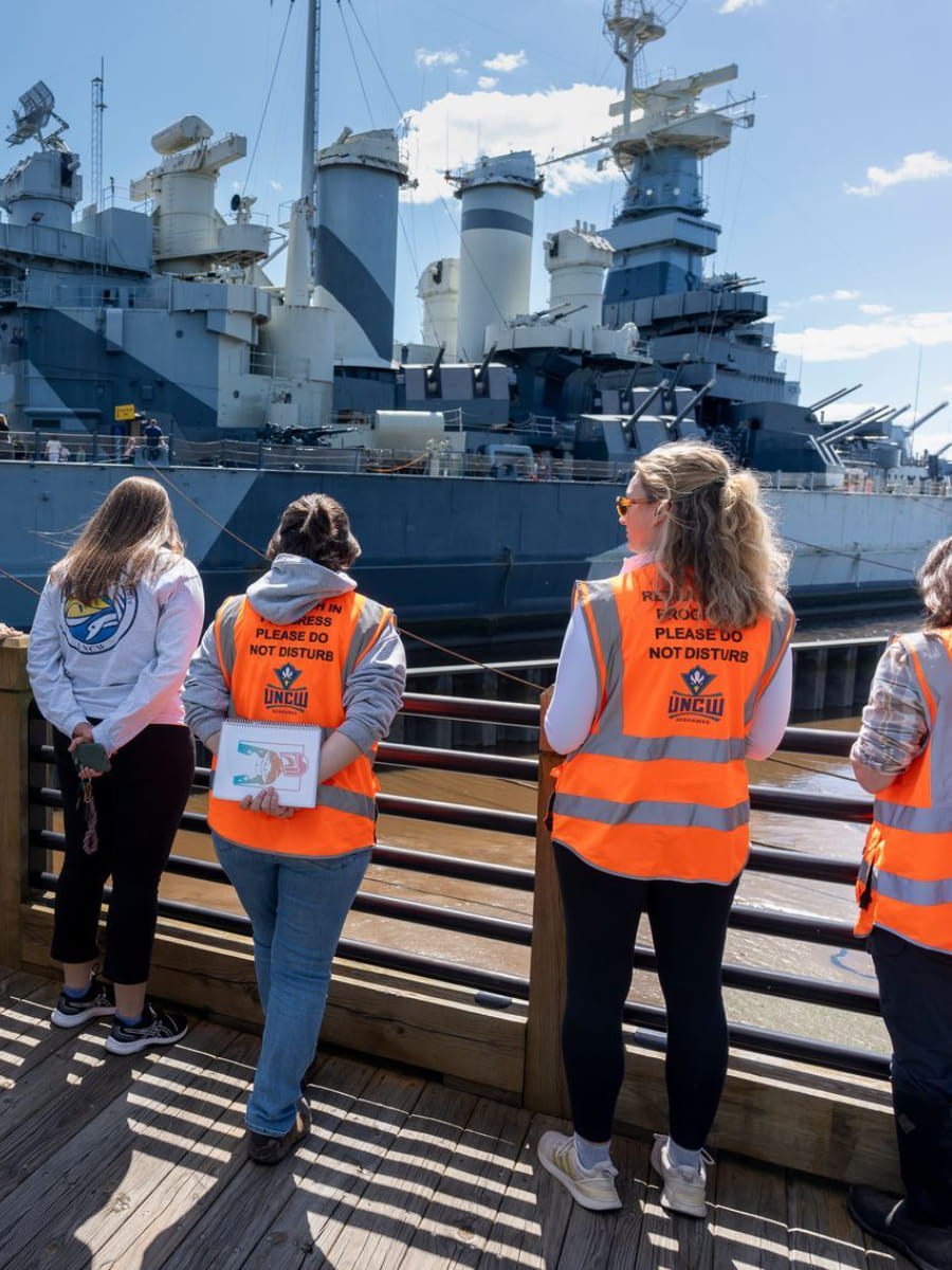 Battleship North Carolina, Wilmington