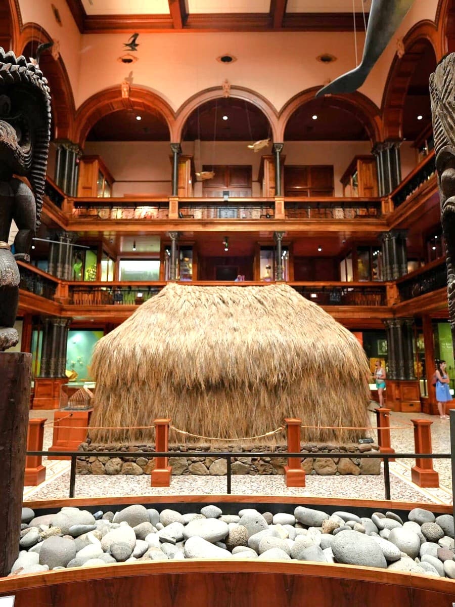 Inside of Bishop Museum, Hawaii